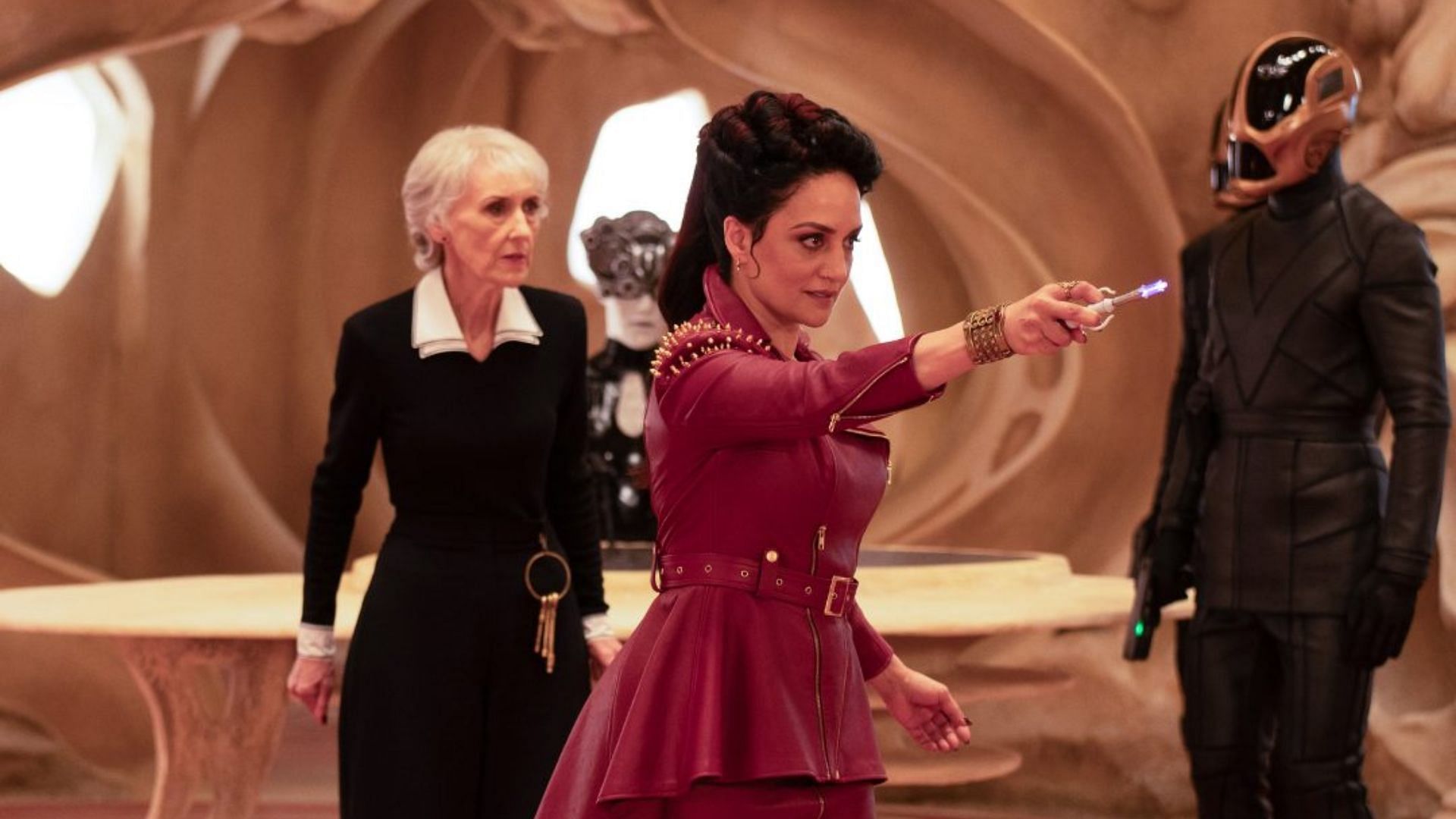 The two Ranis as seen in the Doctor Who season 2 finale (Image via Instagram/@bbcdoctorwho)